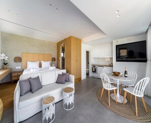 Living room - Villa in Gournes With Private Pool & Sea Views (Hersonissos)