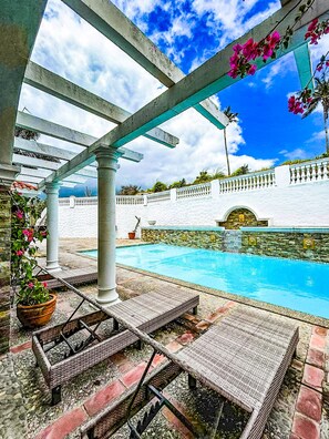 Family Suite, Multiple Beds, Patio, Sea View | Terrace/patio - Casa Del Faro (Puerto Galera)