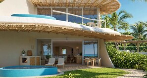 Outdoor dining - Elegant Oceanview Suite • Perfect Hideaway for Two (La Majahua)