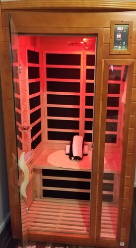 Heat sauna in house with AC, WiFi, overlooking the Willamette River