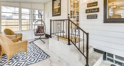 Screened Patio & Fire Pit: Modern Westerville Home