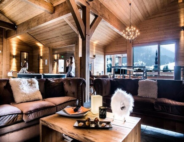 Living room - Residence Les Grandes Alpes (La Clusaz)