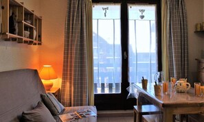 Living area - Studio for 4 People (Risoul)