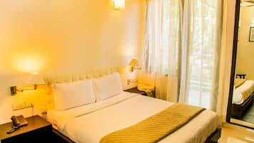 In-room safe, laptop workspace, soundproofing, iron/ironing board