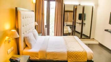 In-room safe, laptop workspace, soundproofing, iron/ironing board