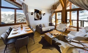 Living area - Residence Ariondaz Anemone for 6 People (Courchevel)