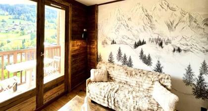 Cozy Studio With View of Mont Blanc