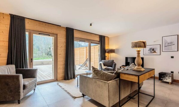 Living area - 2 Rooms for 4 People (Champagny-en-Vanoise)