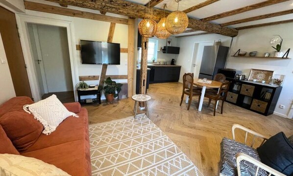 Living area - Apartments for 4 People (Mittelhausbergen)