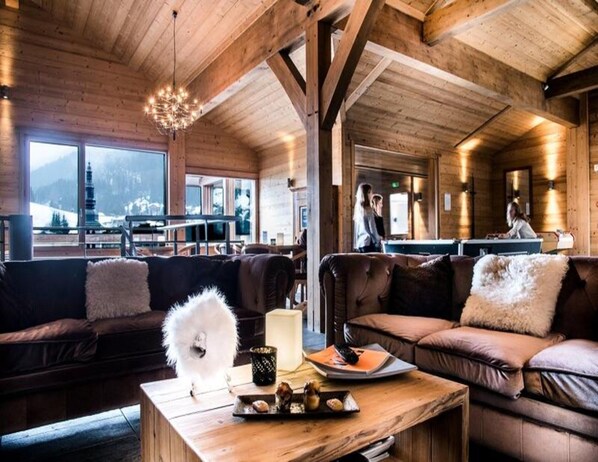 Living room - Residence Les Grandes Alpes (La Clusaz)