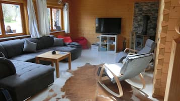 TV, fireplace, DVD player