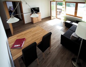 TV - Apartment '02' with Lake View, Private Terrace and Wi-Fi (Immenstaad)