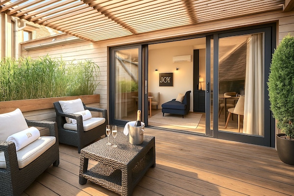 Deluxe-Apartment | Terrasse/Patio