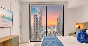 1 bedroom, iron/ironing board, travel crib, WiFi