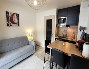 Living room - Apartment Close to the Slopes Combloux (Combloux)