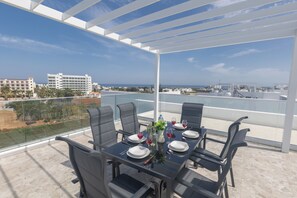 Villa, 3 Bedrooms, Private Pool, Garden View | Terrace/patio - Protaras Aqua Villa Aq05 (Paralimni)