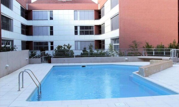Indoor pool, outdoor pool