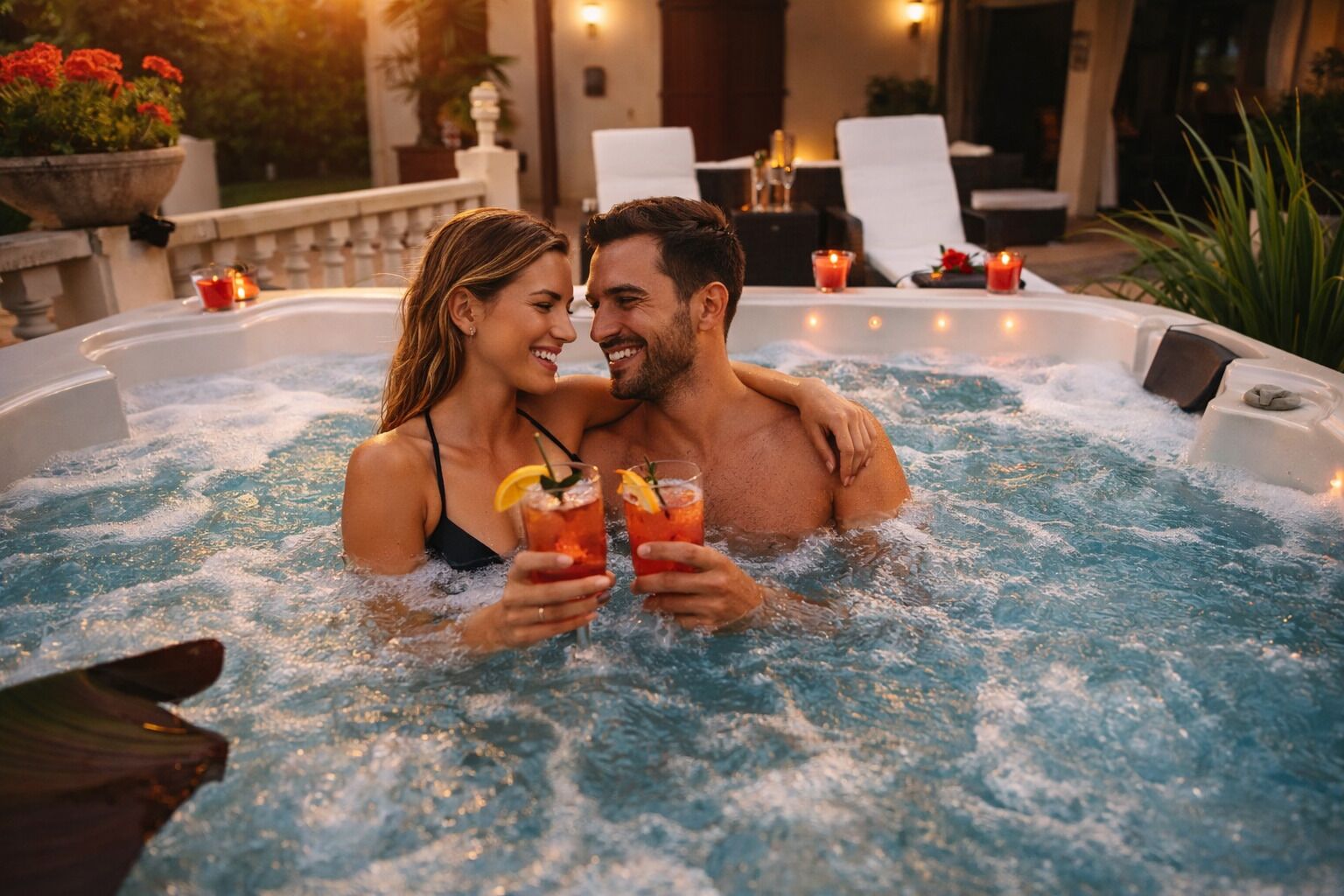 Bain à remous extérieur