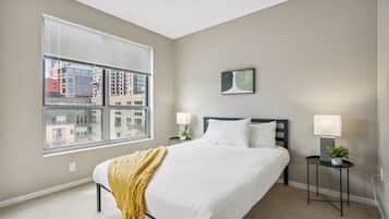 1 makuuhuone, silitysrauta/-lauta, Wi-Fi, vuodevaatteet