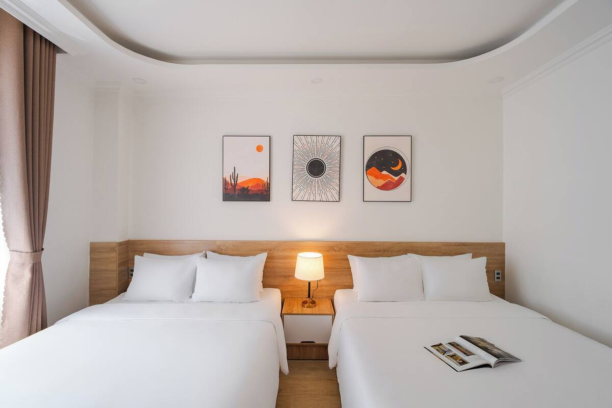 Executive Room, 2 Queen Beds | Iron/ironing board (on request), free WiFi