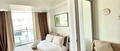 1 soverom, strykejern/-brett, wi-fi og sengetøy