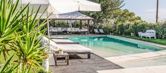 Gemütliche Wohnung für 6 Personen mit W-LAN, Pool, TV, Innenhof, Haustiere erlaubt und Parkplatz