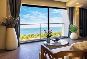 Habitación ejecutiva doble, balcón, vistas a la playa | Vistas desde la habitación