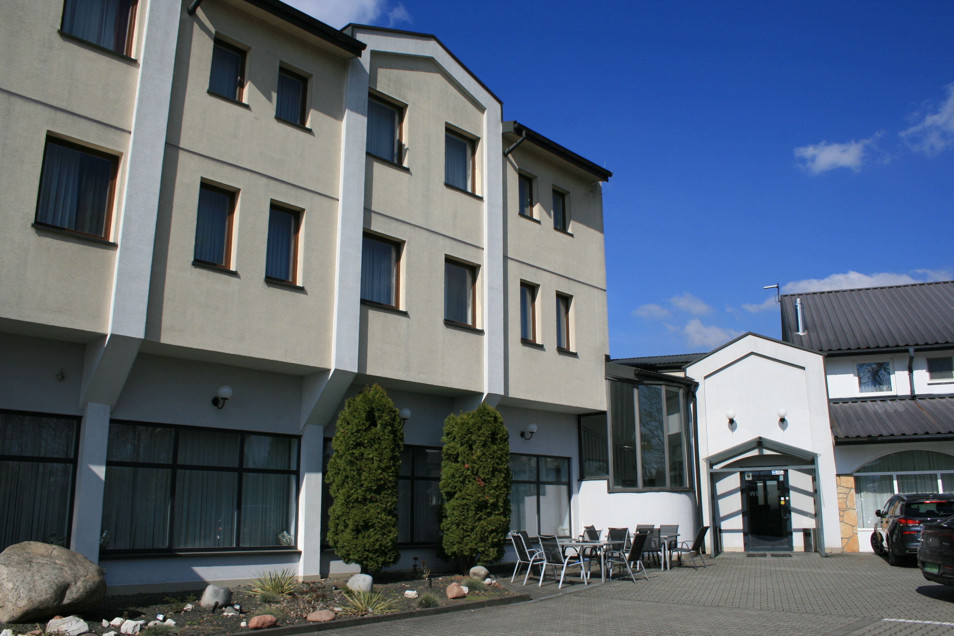 Façade de l’hébergement