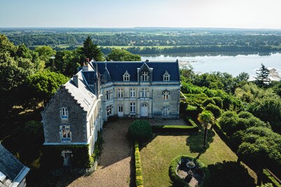 Historic Loire castle with stunning views & pure nature