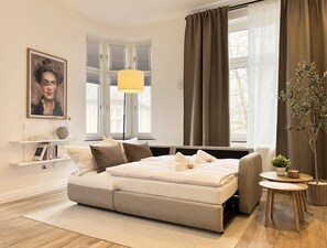 2 chambres, bureau, lit de bébé portatif, accès au Wi-Fi (inclus)