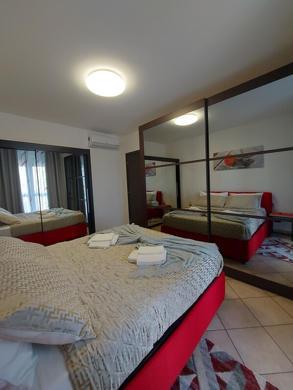 1 soverom, strykejern/-brett, wi-fi (inkludert) og sengetøy