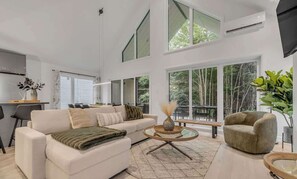 Televisión, chimenea