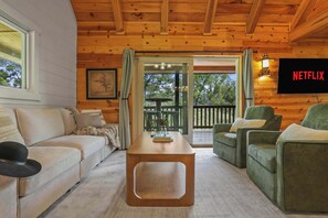 TV, fireplace, offices