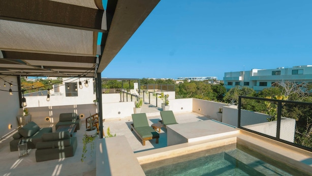 Apartment | 3 bedrooms, high-speed internet - Spacious Modern 3BR Apartment in Gated Community With Pool View at Chaan Ha by Waves (Tulum)