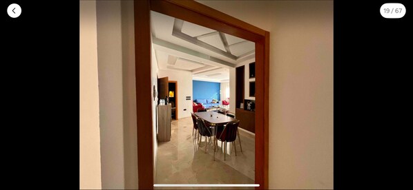 Dining - 3-bedroom apartment in charming Casablanca with WiFi, AC. Start your adventure (Casablanca)