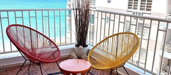 Beachfront and Spacious 2-bedroom condo in lovely Rincón with WiFi, AC