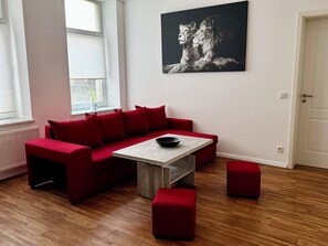 Smart TV - Vacation apartment at the Bavarian train station (Leipzig)