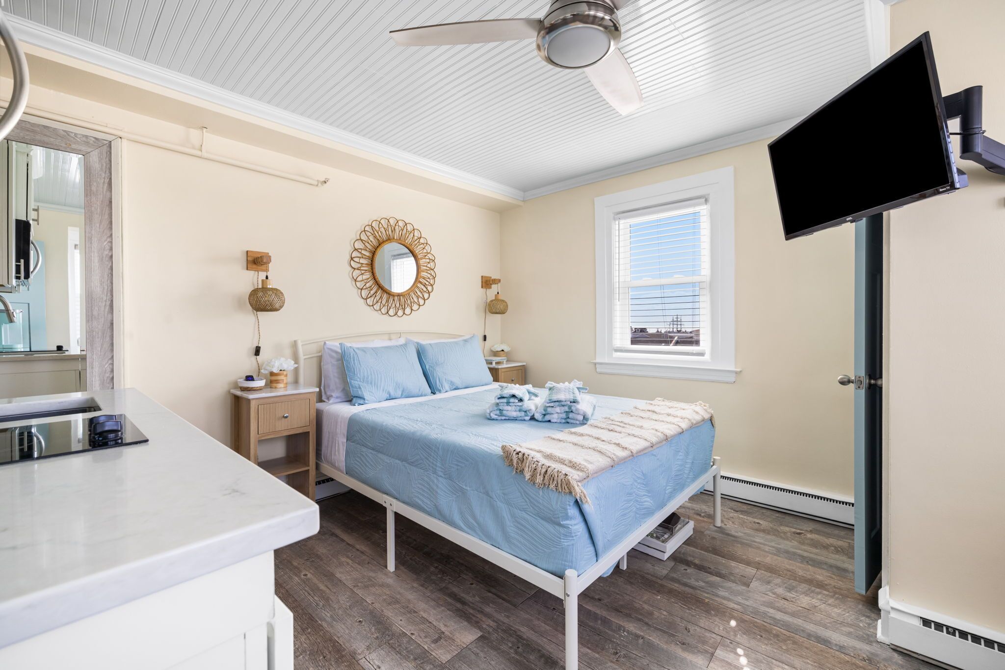 1 bedroom, iron/ironing board, free WiFi, bed sheets