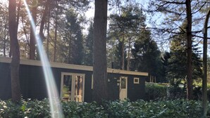 A small cabin surrounded by dense forest. - Chalet Escape in Antwerp (Lille)