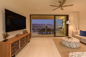 TV connectée, cheminée
