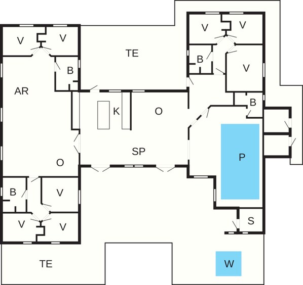 House | Floor plan - 5 Star Holiday Home in Lokken (Lokken)