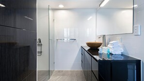 Ducha y secador de pelo
