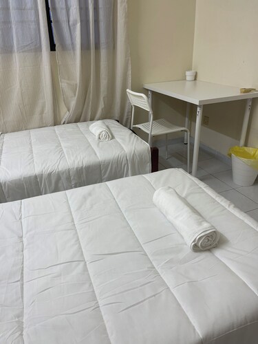 Entire unit 2-bedroom apartment with AC, WiFi in charming Gelugor