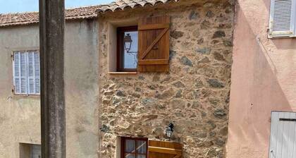 Typical little house in the village of Piana
