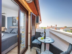 Balcony - Furnished One-bedroom Apartment in Fazana (Fazana)