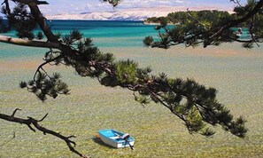 View from property - Apartment Rab With Private Dock and Sea Views (Rab)