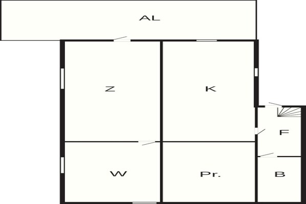 House | Floor plan - 4 Person Holiday Home in Skarhamn (Skaerhamn)