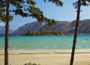 View from property - Coastal Comfort With Balcony (Rab)