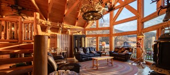 Rocky Mt Lodge - Hot tub, Firepit, Fishing, Floating, Large Mountian Getaway