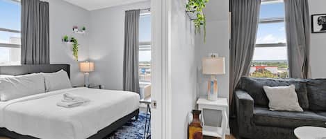 Appartement | 1 slaapkamer, een bureau, een laptopwerkplek, gratis wifi